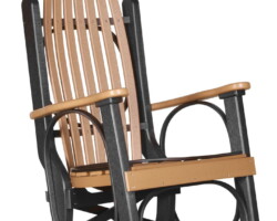cedar / black pgrcb poly grandpas rocker cedar black