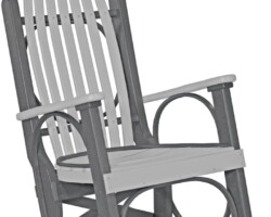 dove gray / slate pgrdgs poly grandpas rocker dove gray slate