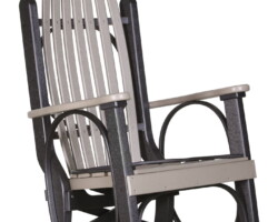 weatherwood / black pgrwwb poly grandpas rocker weatherwood black