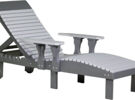 dove gray / slate plcdgs poly lounge chair dove gray slate