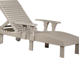 weatherwood plcww poly lounge chair weatherwood