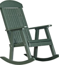 green pprg poly porch rocker green