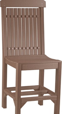 chestnut brown prcccbr poly regular chair counter height chestnut brown