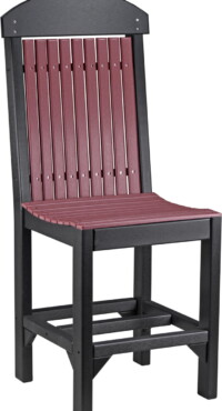 cherrywood / black prccchb poly regular chair counter height cherrywood black