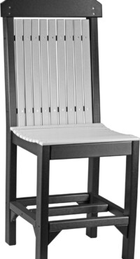 dove gray / black prccdgb poly regular chair counter height dove gray black