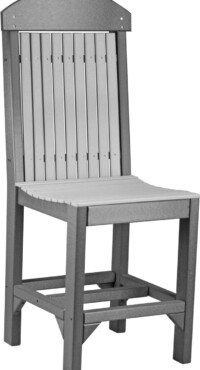 dove gray / slate prccdgs poly regular chair counter height dove gray slate