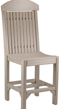 weatherwood prccww poly regular chair counter height weatherwood