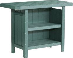 green psbg poly serving bar green