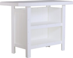 white psbw poly serving bar white