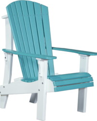 aruba blue / white racabw royal adirondack chair aruba blue white