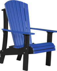 blue / black racbb royal adirondack chair blue black