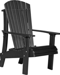 black racbk royal adirondack chair black