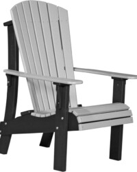 dove gray / black racdgb royal adirondack chair dove gray black