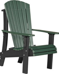 green / black racgb royal adirondack chair green black
