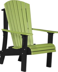 lime green / black raclgb royal adirondack chair lime green black