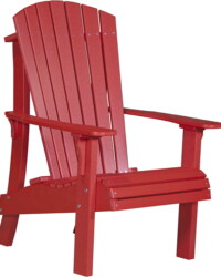 red racr royal adirondack chair red