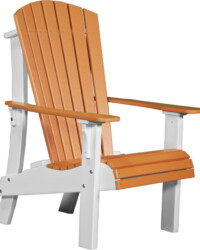 tangerine / white ractw royal adirondack chair tangerine white