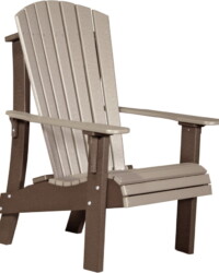 weatherwood / chestnut brown racwwcbr royal adirondack chair weatherwood chestnut brown