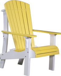 yellow / white racyw royal adirondack chair yellow white