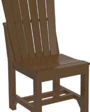 chestnut brown ascd adirondack side chair dining heightchestnut brown